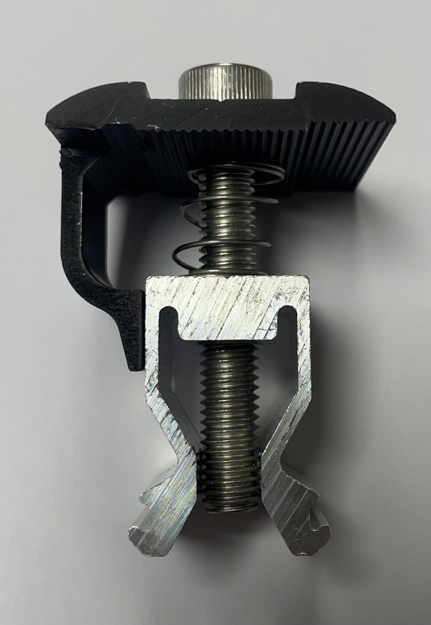 Fastensol Universal Clamp in Black with Silver Nut — Solar Fasten UK